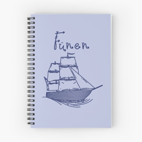 Item preview, Funen Baltic Sea island vacation with blue sailing ship designed and sold by Denis Rösler.