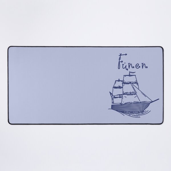 Item preview, Funen Baltic Sea island vacation with blue sailing ship designed and sold by Denis Rösler.