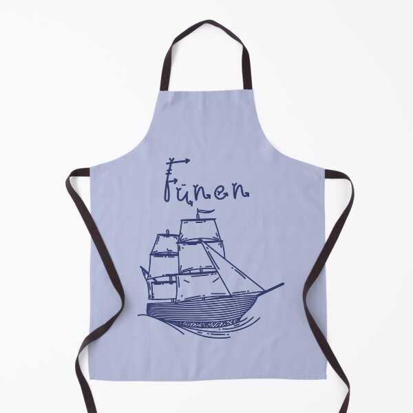 Item preview, Funen Baltic Sea island vacation with blue sailing ship designed and sold by Denis Rösler.