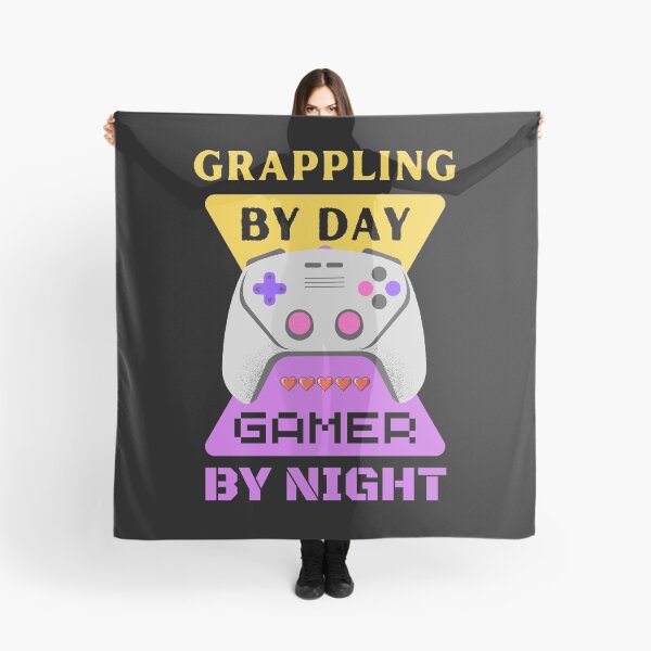 Aperçu de l'œuvre Grappling de jour Gamer de nuit créée et vendue par 9N20.