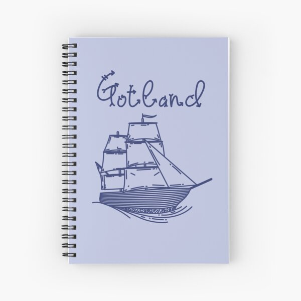 Item preview, Gotland baltic sea island vacation with blue sailing ship designed and sold by Denis Rösler.