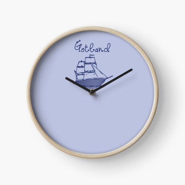 Item preview, Gotland baltic sea island vacation with blue sailing ship designed and sold by Denis Rösler.