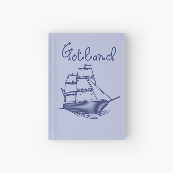 Item preview, Gotland baltic sea island vacation with blue sailing ship designed and sold by Denis Rösler.