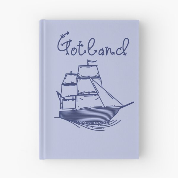 Item preview, Gotland baltic sea island vacation with blue sailing ship designed and sold by Denis Rösler.