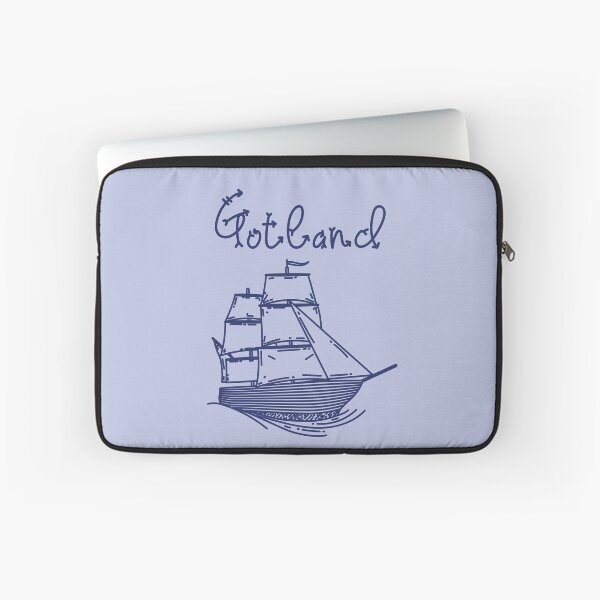 Item preview, Gotland baltic sea island vacation with blue sailing ship designed and sold by Denis Rösler.
