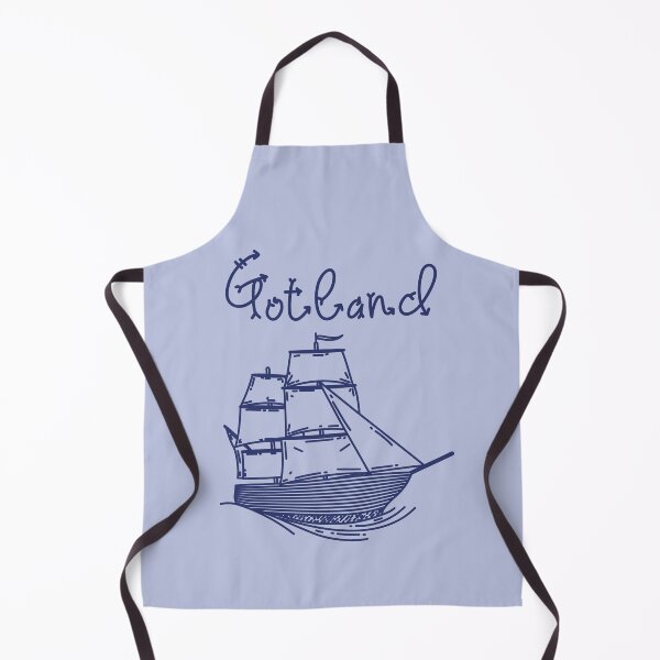 Item preview, Gotland baltic sea island vacation with blue sailing ship designed and sold by Denis Rösler.