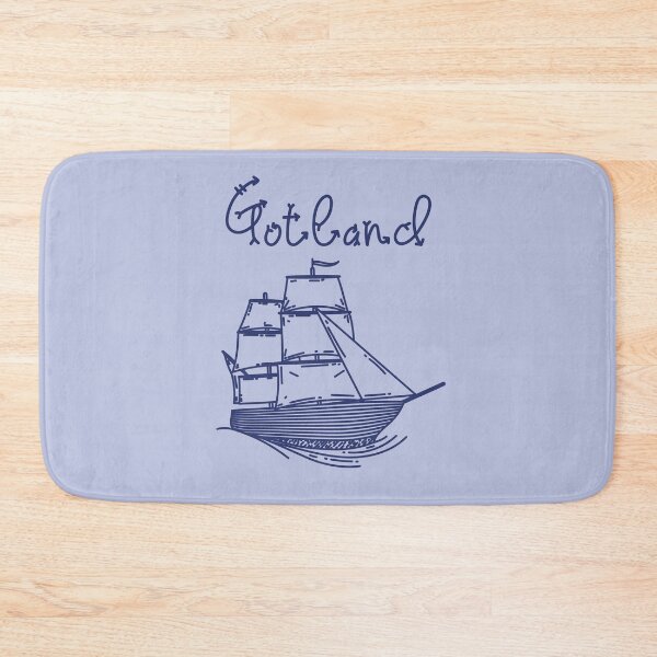 Item preview, Gotland baltic sea island vacation with blue sailing ship designed and sold by Denis Rösler.