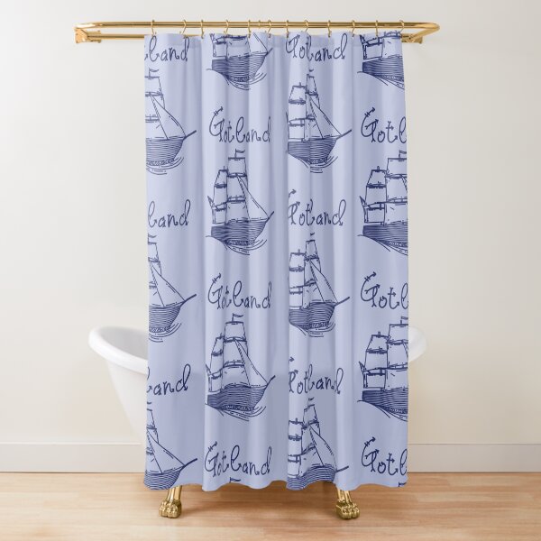 Item preview, Gotland baltic sea island vacation with blue sailing ship designed and sold by Denis Rösler.