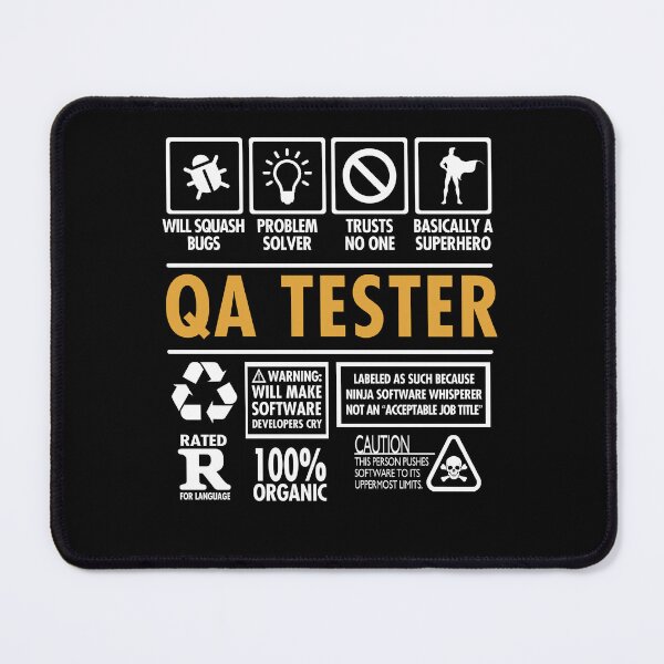 Item preview, QA Tester Funny Quality Assurance Job designed and sold by Nerd Shizzle.