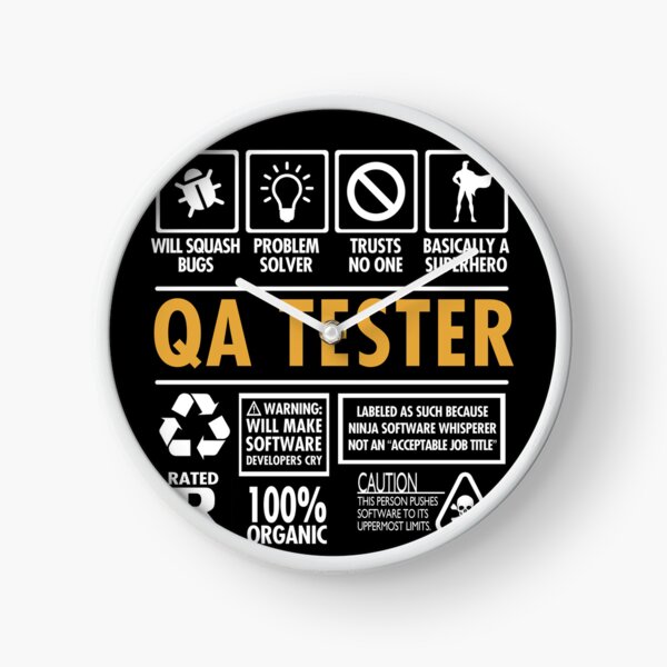 Item preview, QA Tester Funny Quality Assurance Job designed and sold by Nerd Shizzle.
