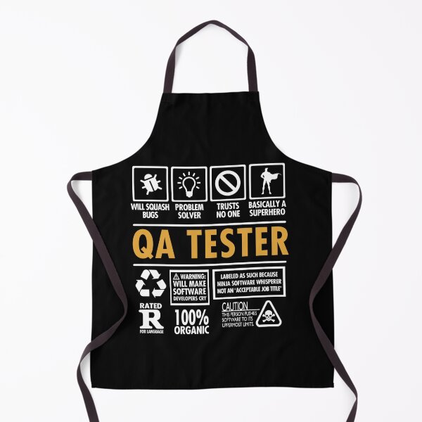 Item preview, QA Tester Funny Quality Assurance Job designed and sold by Nerd Shizzle.