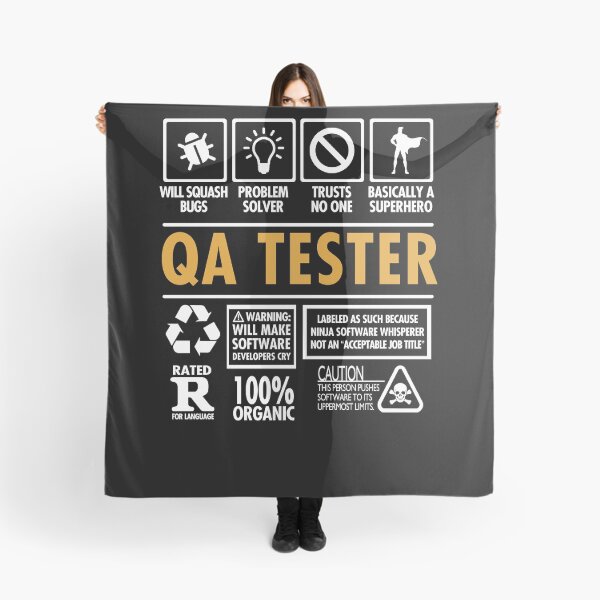 Item preview, QA Tester Funny Quality Assurance Job designed and sold by Nerd Shizzle.