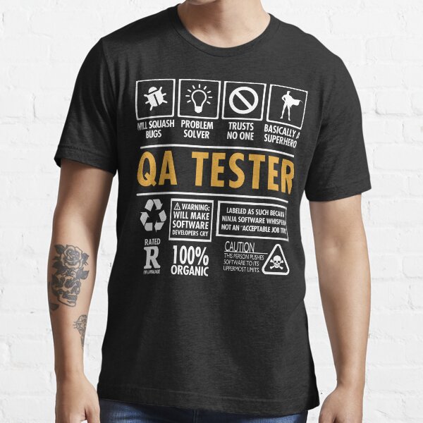 Item preview, QA Tester Funny Quality Assurance Job designed and sold by Nerd Shizzle.