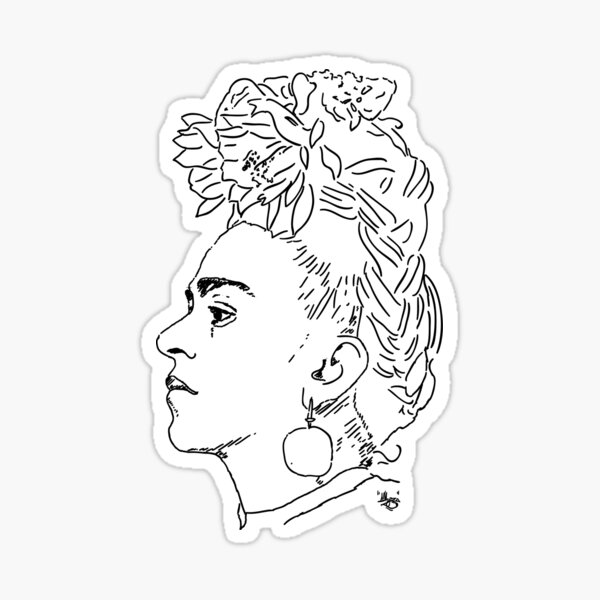 Item preview, Frida Kahlo Sketch designed and sold by Volkanicworx.