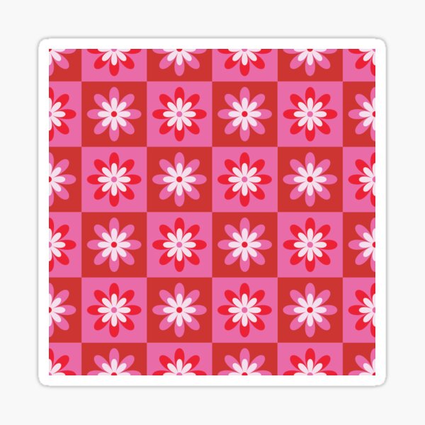 Artikel-Vorschau von Copy of Sehr immergrün und weiße Blumen auf Schachbrettquadraten, designt und verkauft von Yasminepatterns .