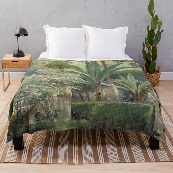 Item preview, A Garden in Seville by Manuel García Rodríguez - Vintage Art designed and sold by RickE.