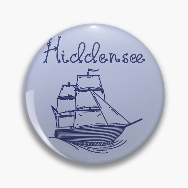 Item preview, Hiddensee Baltic Sea island vacation blue sailing ship designed and sold by Denis Rösler.