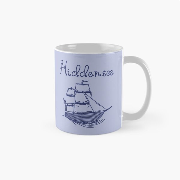 Item preview, Hiddensee Baltic Sea island vacation blue sailing ship designed and sold by Denis Rösler.