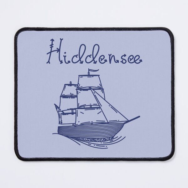 Item preview, Hiddensee Baltic Sea island vacation blue sailing ship designed and sold by Denis Rösler.