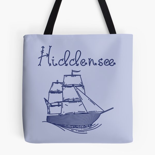 Item preview, Hiddensee Baltic Sea island vacation blue sailing ship designed and sold by Denis Rösler.