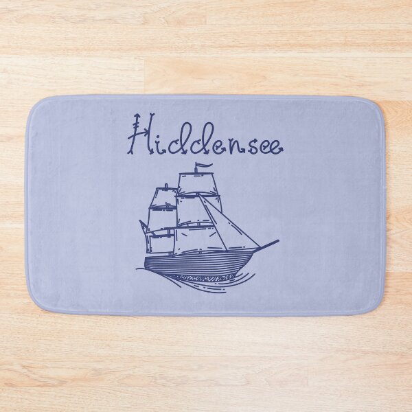 Item preview, Hiddensee Baltic Sea island vacation blue sailing ship designed and sold by Denis Rösler.