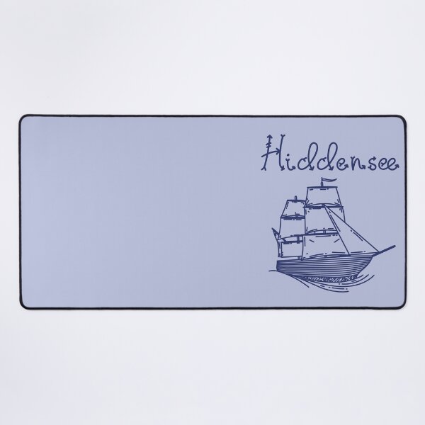 Item preview, Hiddensee Baltic Sea island vacation blue sailing ship designed and sold by Denis Rösler.