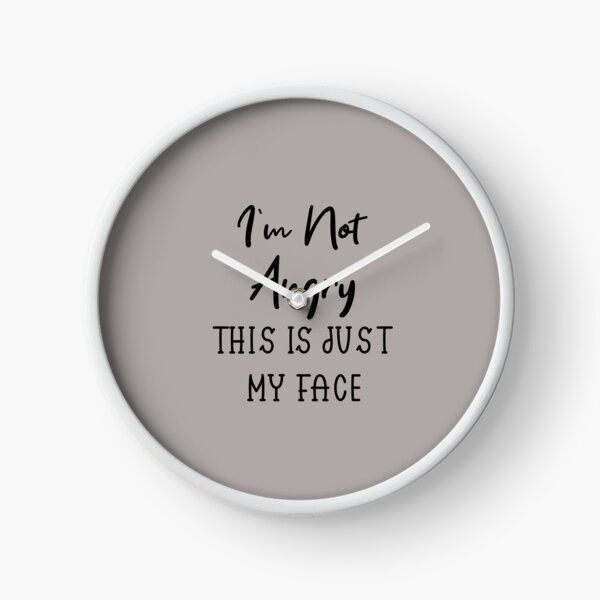 Item preview, Funny I'm Not Angry This Is Just My Face Vintage Retro designed and sold by Mer Yem.