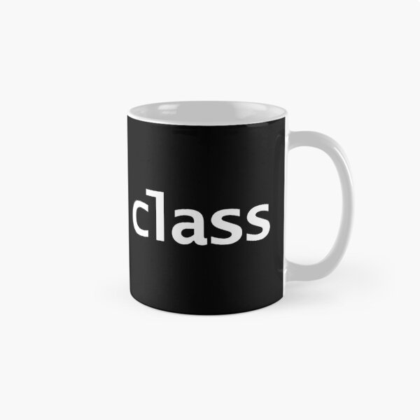 Item preview, Middle Class Typography White Text designed and sold by ellenhenry.