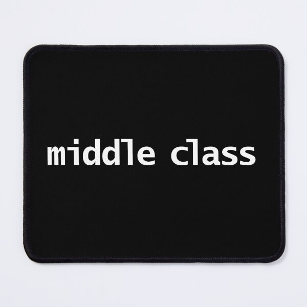 Item preview, Middle Class Typography White Text designed and sold by ellenhenry.