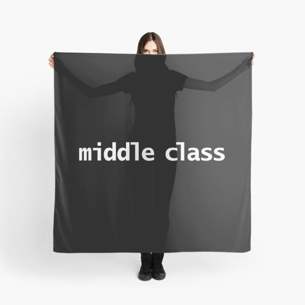 Item preview, Middle Class Typography White Text designed and sold by ellenhenry.