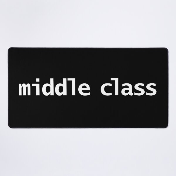 Item preview, Middle Class Typography White Text designed and sold by ellenhenry.