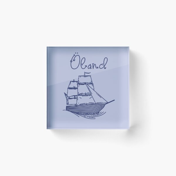 Item preview, Oland Baltic Sea island vacation with blue sailing ship designed and sold by Denis Rösler.