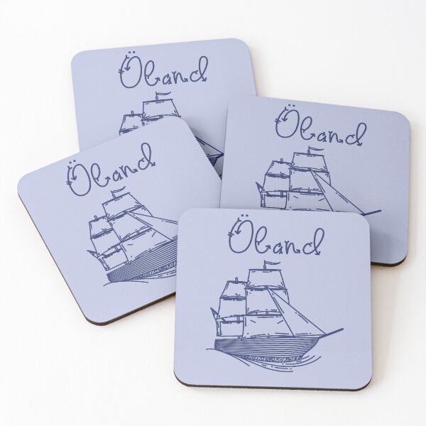 Item preview, Oland Baltic Sea island vacation with blue sailing ship designed and sold by Denis Rösler.