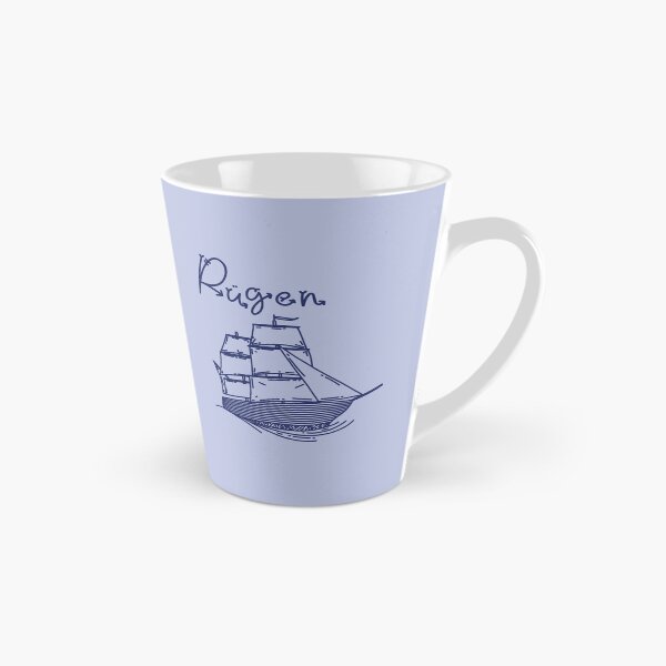 Item preview, Rügen Baltic Sea island vacation with blue sailing ship designed and sold by Denis Rösler.
