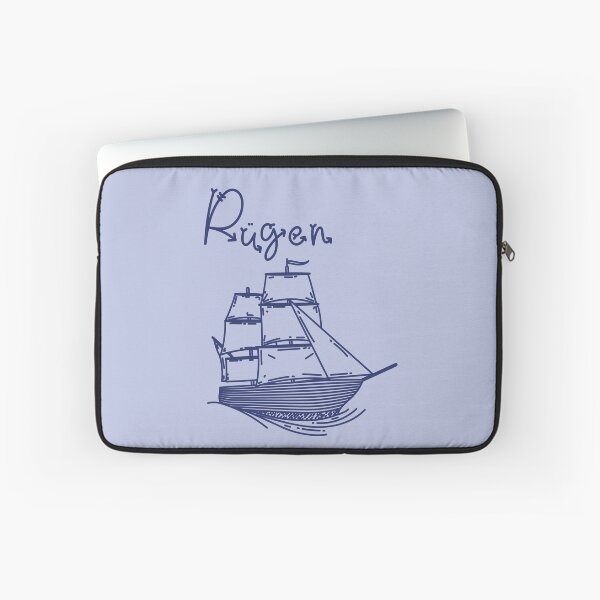 Item preview, Rügen Baltic Sea island vacation with blue sailing ship designed and sold by Denis Rösler.