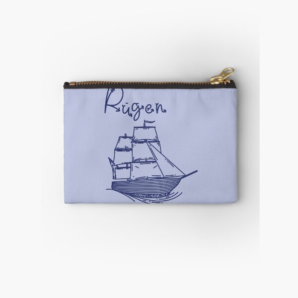 Item preview, Rügen Baltic Sea island vacation with blue sailing ship designed and sold by Denis Rösler.