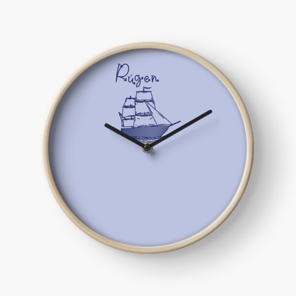 Item preview, Rügen Baltic Sea island vacation with blue sailing ship designed and sold by Denis Rösler.
