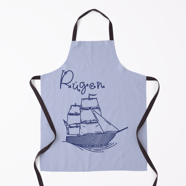 Item preview, Rügen Baltic Sea island vacation with blue sailing ship designed and sold by Denis Rösler.