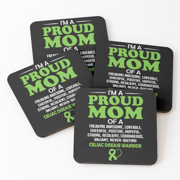 Item preview, Proud Mom Of A Celiac Disease Awareness Warrior designed and sold by mrdufu.