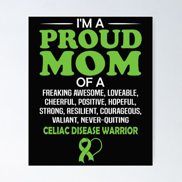 Item preview, Proud Mom Of A Celiac Disease Awareness Warrior designed and sold by mrdufu.