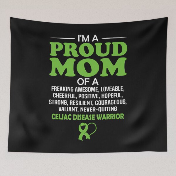 Item preview, Proud Mom Of A Celiac Disease Awareness Warrior designed and sold by mrdufu.