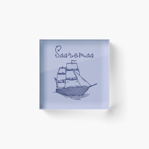 Item preview, Saaremaa Baltic Sea island vacation blue sailing ship designed and sold by Denis Rösler.