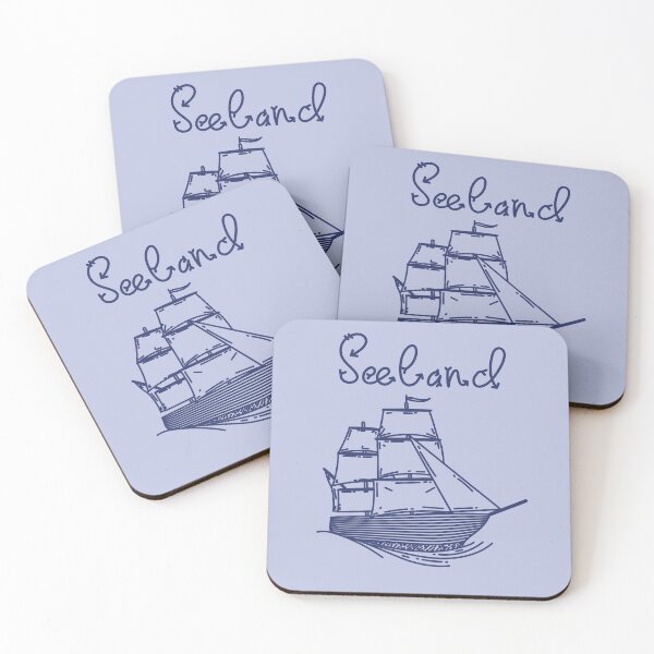 Item preview, Seeland Baltic Sea island vacation with blue sailing ship designed and sold by Denis Rösler.