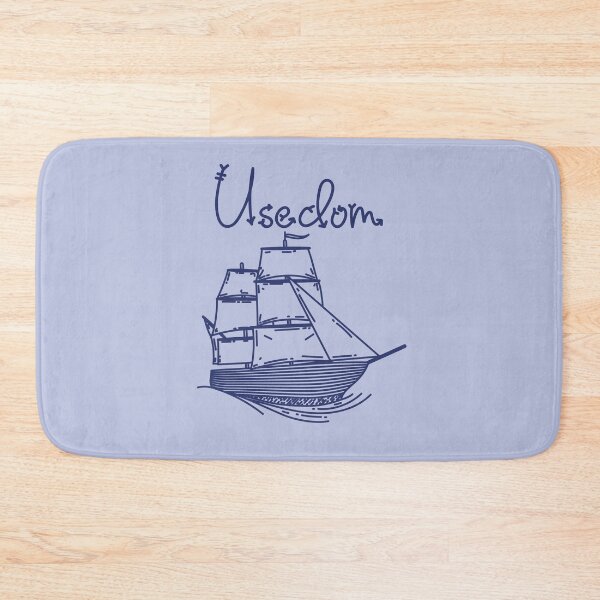 Item preview, Usedom Baltic Sea island vacation with blue sailing ship designed and sold by Denis Rösler.