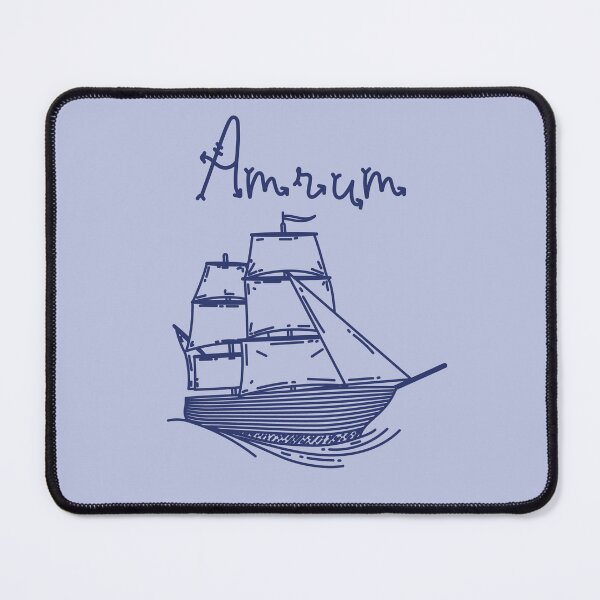 Item preview, Amrum vacation North Sea island with blue sailing ship designed and sold by Denis Rösler.