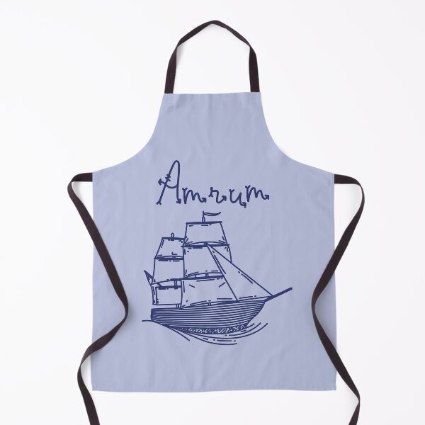 Item preview, Amrum vacation North Sea island with blue sailing ship designed and sold by Denis Rösler.