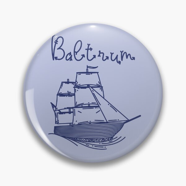 Item preview, Baltrum vacation North Sea island blue sailing ship designed and sold by Denis Rösler.