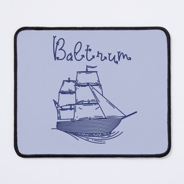 Item preview, Baltrum vacation North Sea island blue sailing ship designed and sold by Denis Rösler.