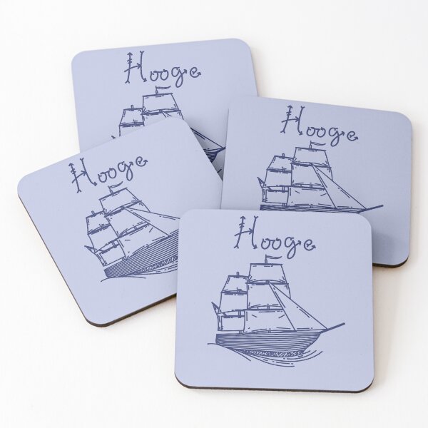 Item preview, Hooge holiday North Sea island with blue sailing ship designed and sold by Denis Rösler.