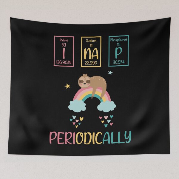 Item preview, Funny Science Sloth Rainbow And Hearts Design,I Nap Periodically Sloths Lovers Gift Women Men designed and sold by pedrored369.